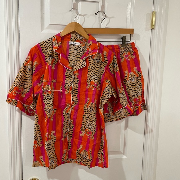 Fox & Hen women’s cotton pajama set - Picture 3 of 9